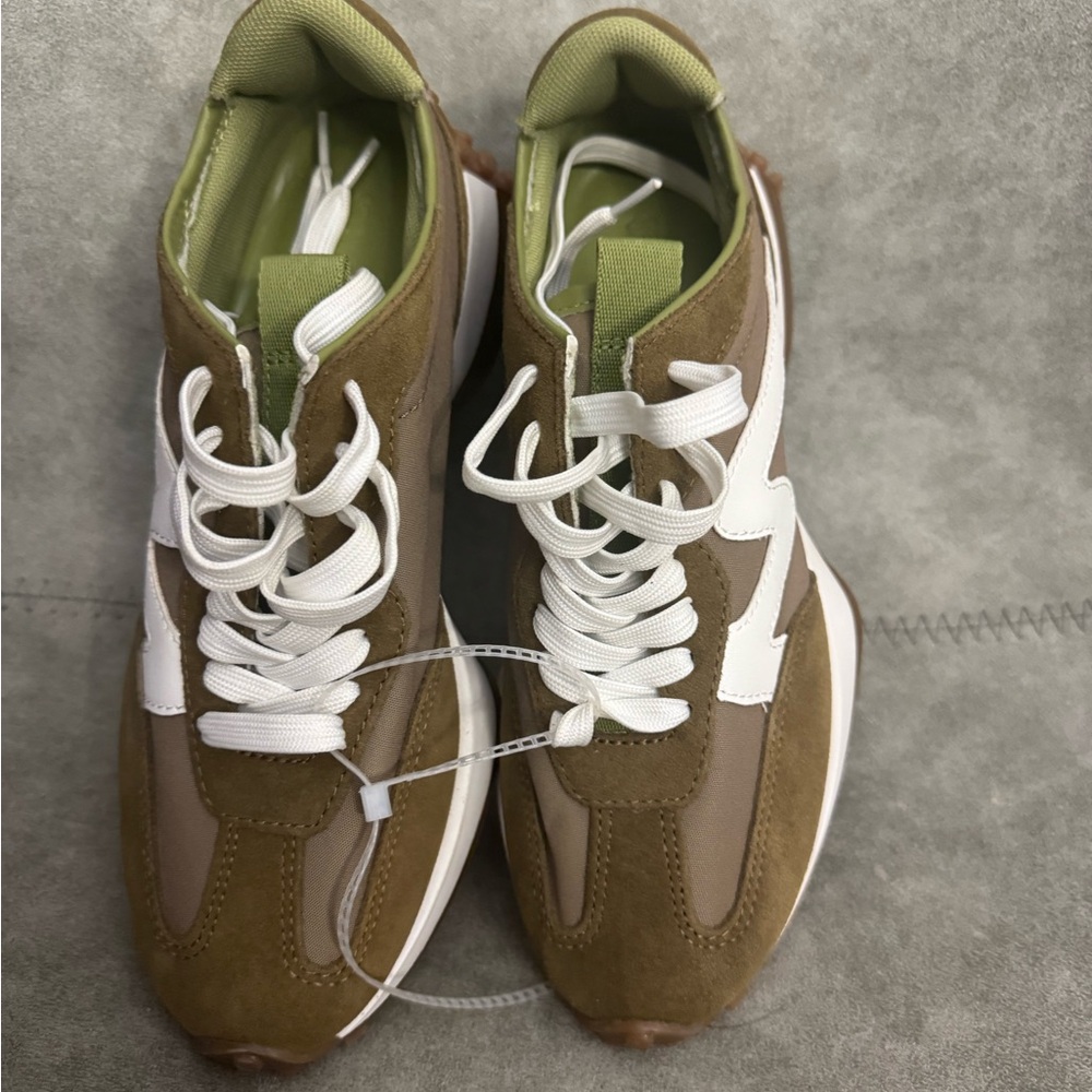 NWT Steve Madden CAMPO OLIVE MULTI SNEAKERS Sz 7,5 (no original box) - Picture 11 of 12